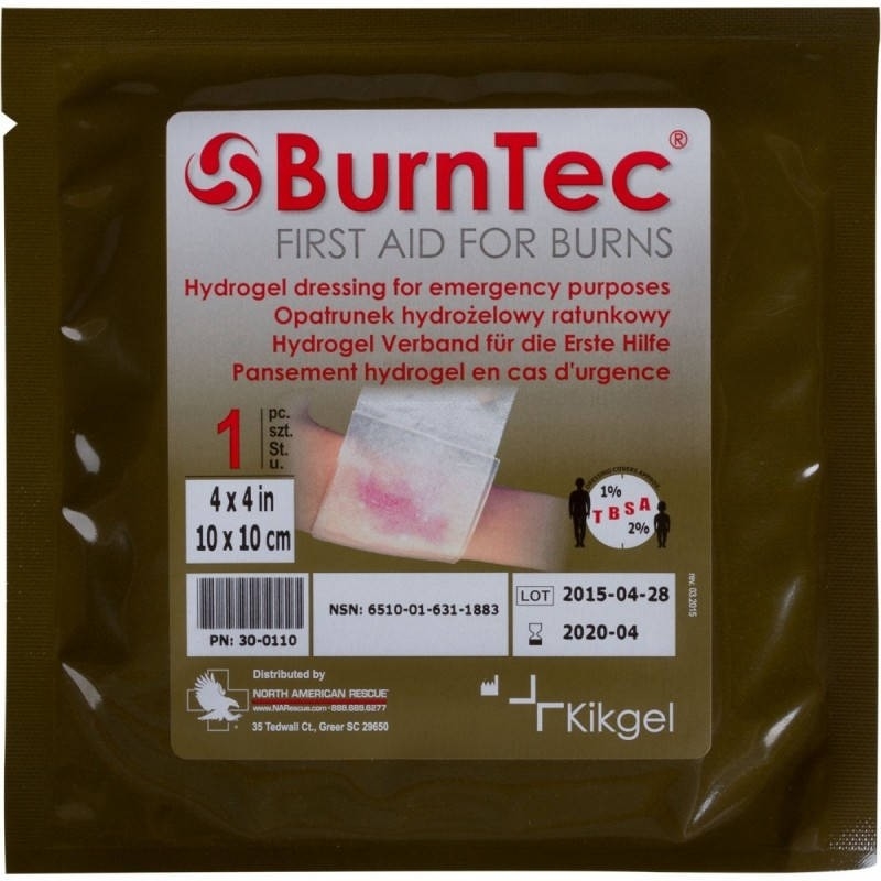 Превръзка за изгаряния - Burntec Hydrogel 12 x 12
